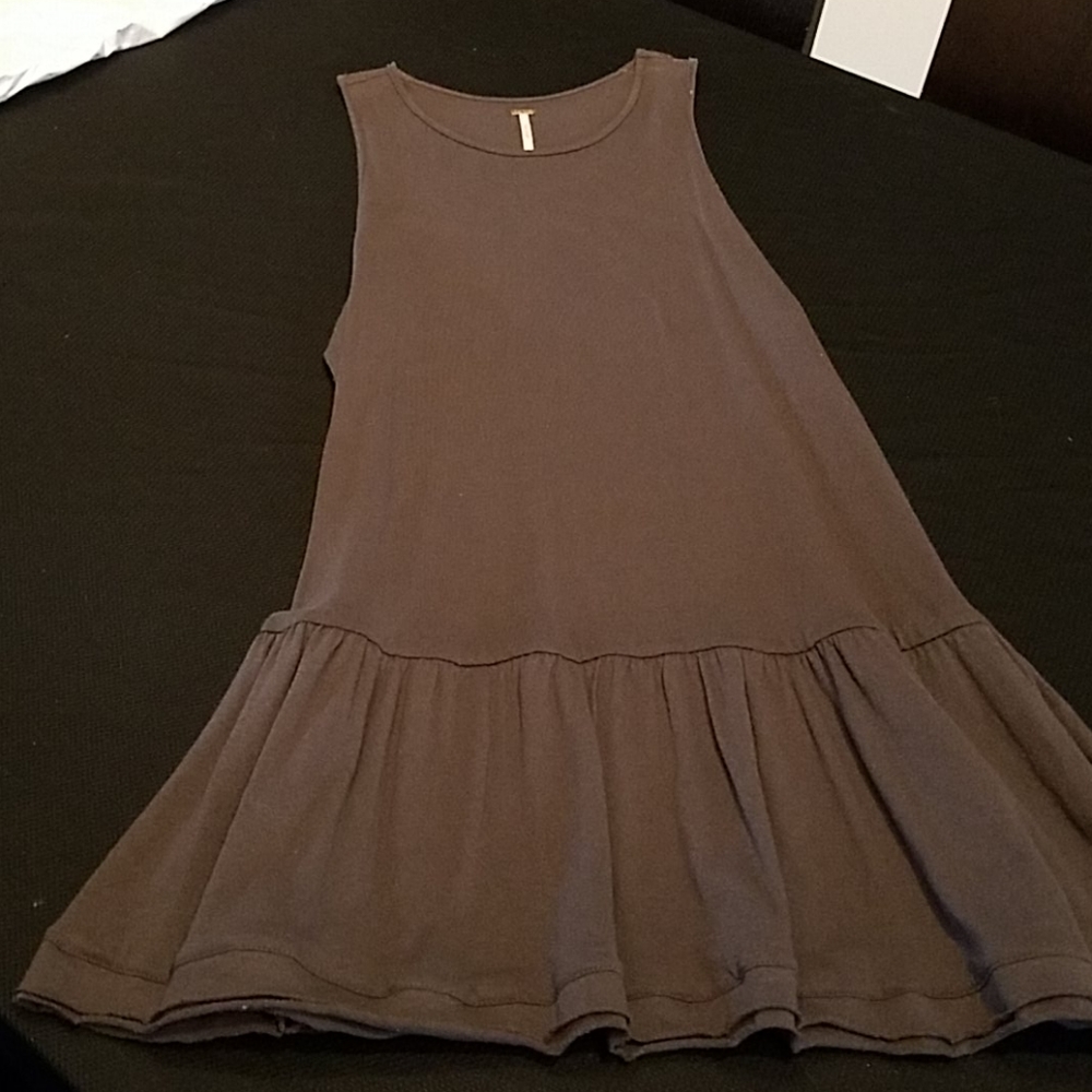 Free People brown island retreat dress tunic
